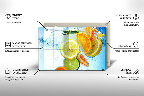 Copri piano cottura Succosa acqua di agrumi