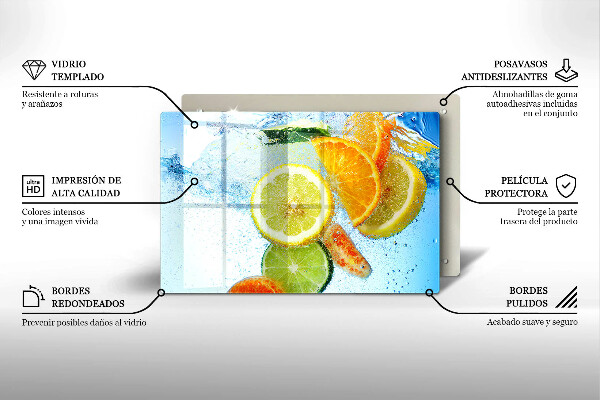 Copri piano cottura Succosa acqua di agrumi