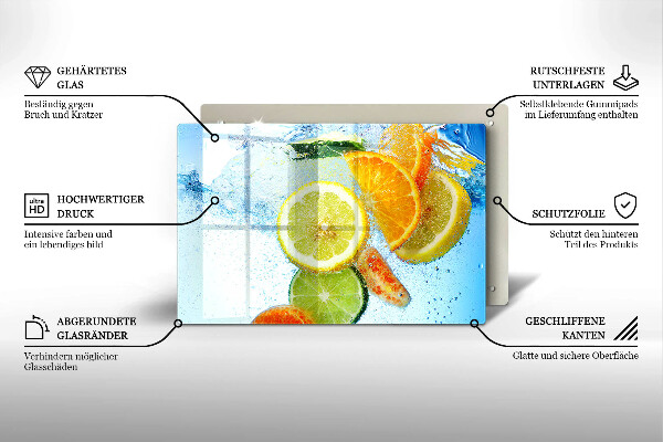Copri piano cottura Succosa acqua di agrumi