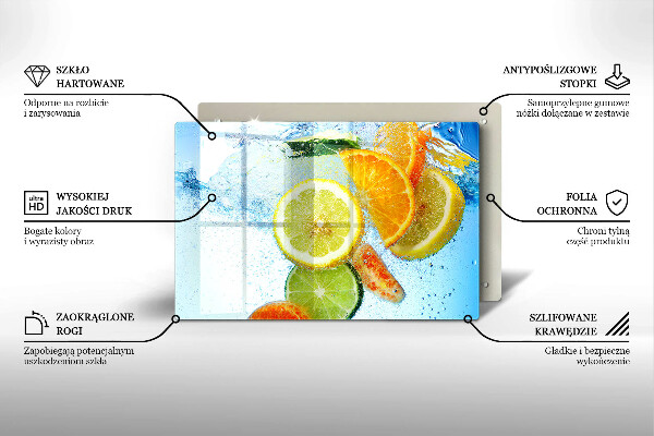 Copri piano cottura Succosa acqua di agrumi