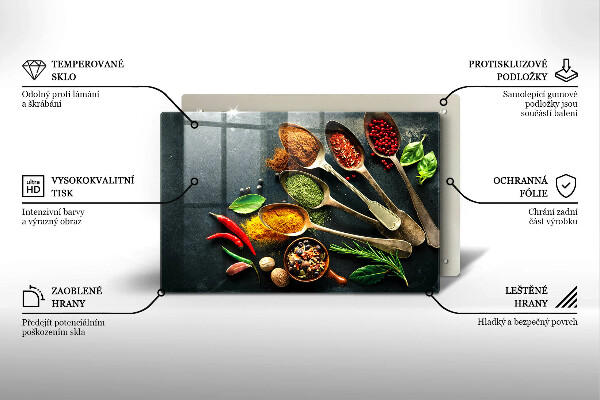 Protezione piano cottura Cucchiai da cucina di spezie