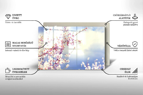 Protezione piano induzione Albero fiorito