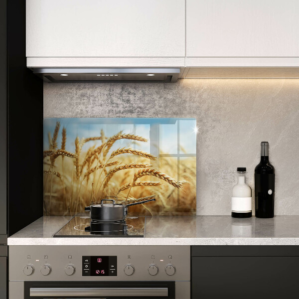 Protezione piano induzione Spighe di cereali nel campo