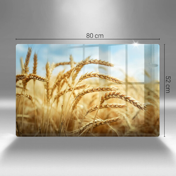 Protezione piano induzione Spighe di cereali nel campo