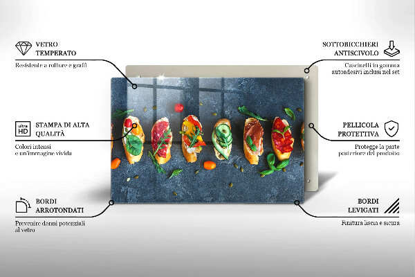 Copri piano cottura Panini Colorati