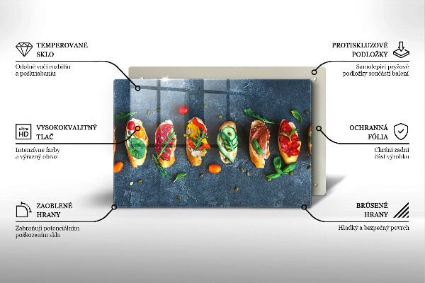 Copri piano cottura Panini Colorati