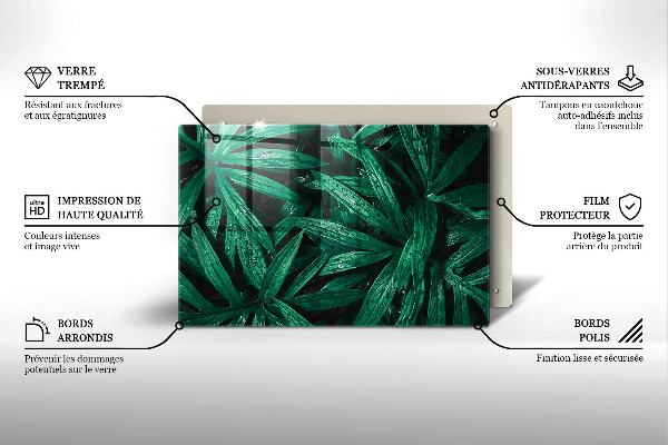 Copri piano cottura Foglie di piante