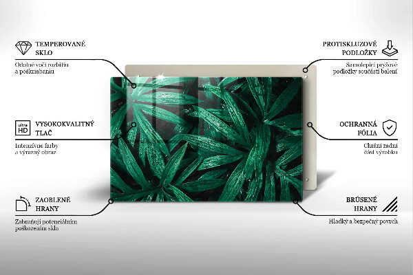 Copri piano cottura Foglie di piante