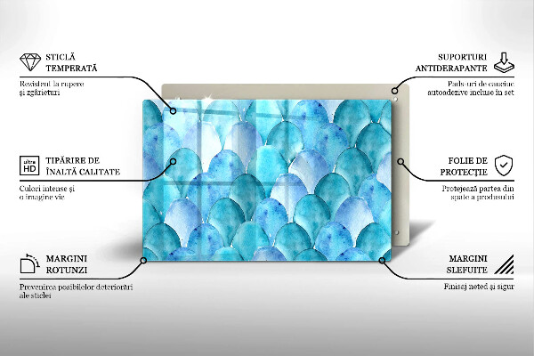 Protezione piano induzione Scaglie di acquerello