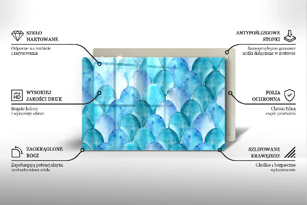 Protezione piano induzione Scaglie di acquerello