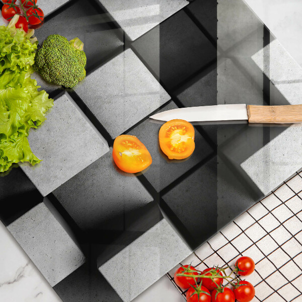 Protezione piano induzione Sfondo di geometria 3D