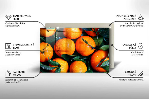 Protezione piano cottura arancia