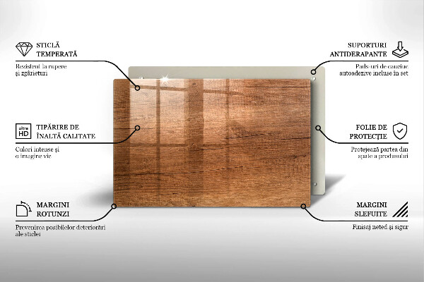 Copri piano cottura Struttura del legno