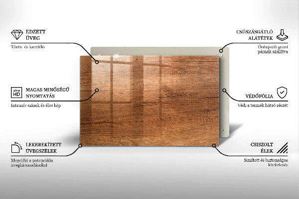 Copri piano cottura Struttura del legno