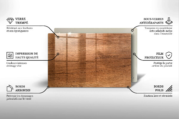 Copri piano cottura Struttura del legno