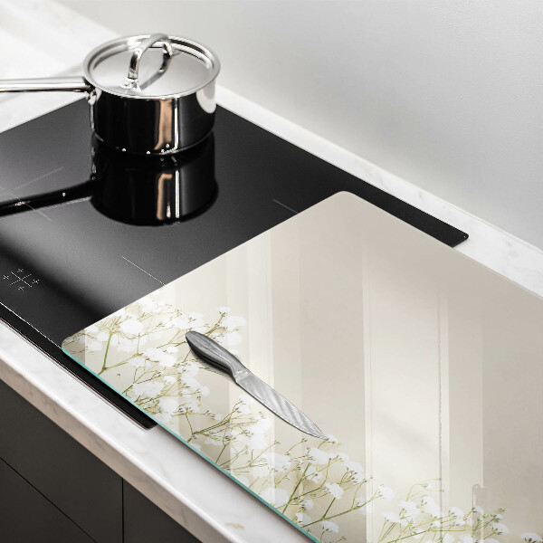 Copri piano cottura Fiori boho in gesso