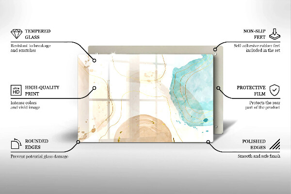 Protezione piano induzione Forme boho luminose