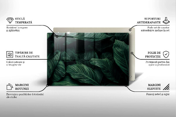 Copri piano cottura Foglie scure