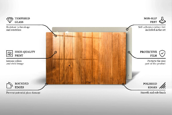 Copri piano cottura Tavole di legno