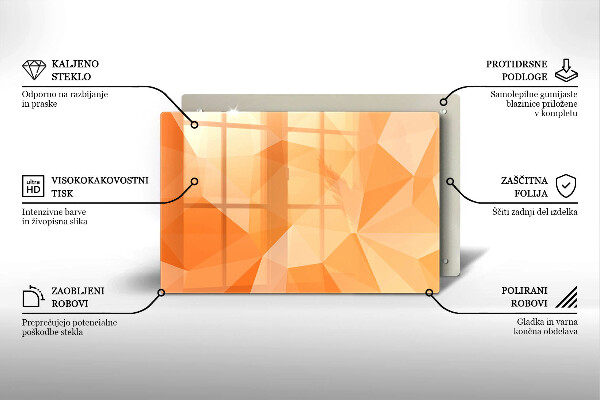 Protezione piano cottura Sfondo geometrico