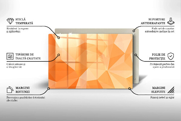 Protezione piano cottura Sfondo geometrico