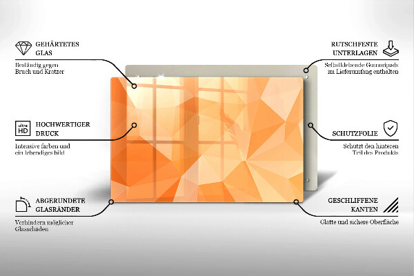 Protezione piano cottura Sfondo geometrico