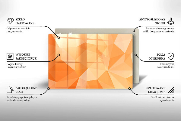 Protezione piano cottura Sfondo geometrico
