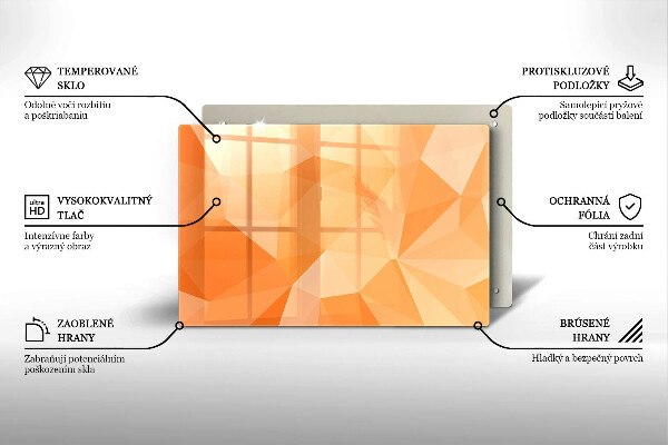Protezione piano cottura Sfondo geometrico