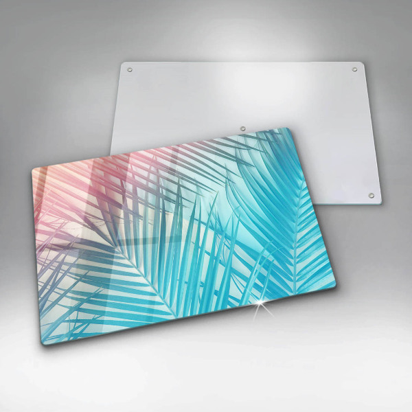 Copri piano cottura Foglie pastello