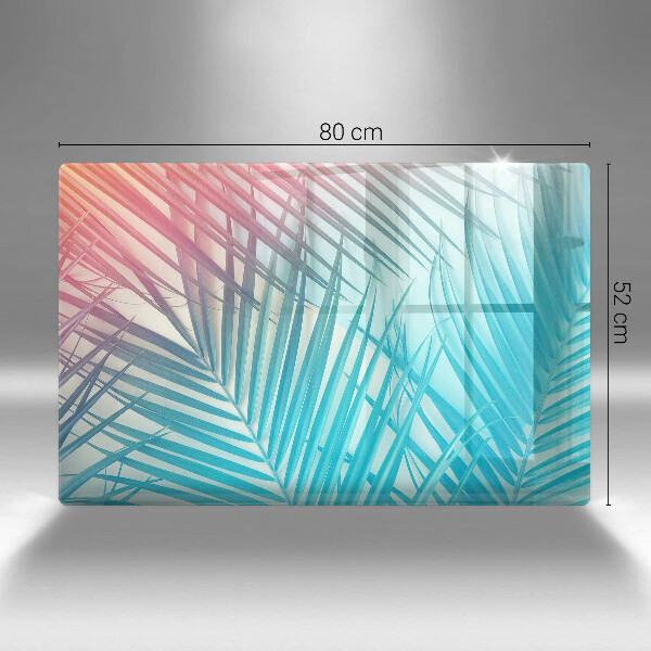Copri piano cottura Foglie pastello