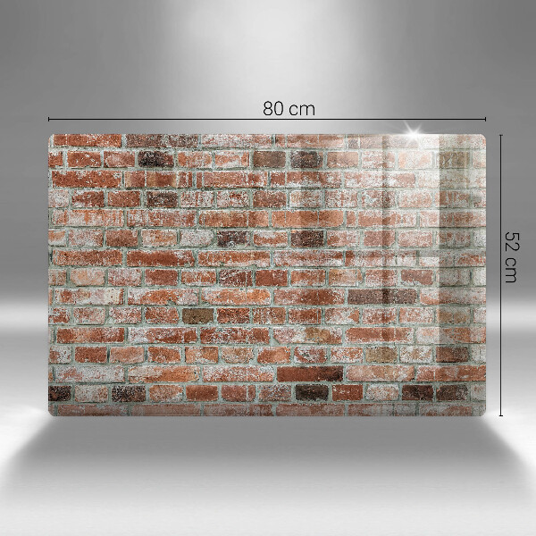 Copri piano cottura Vecchio muro di mattoni