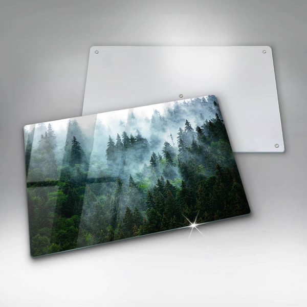 Copri piano cottura Foresta nella nebbia