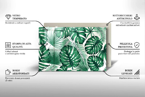 Copri piano cottura La Monstera se ne va