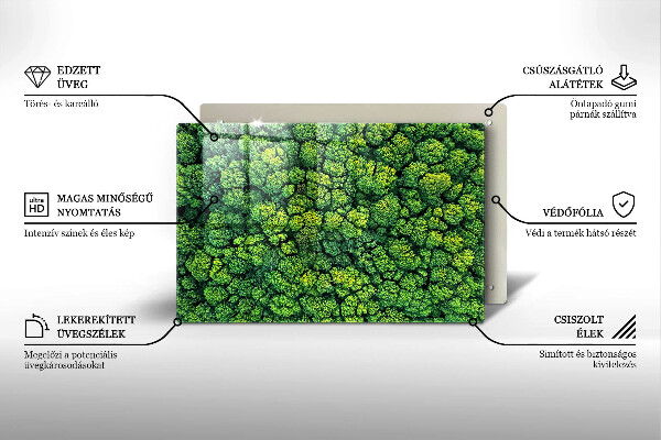 Protezione piano cottura Pianta di muschio naturale