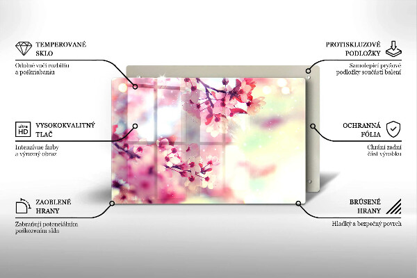 Copri piano cottura Fiori di melo naturali