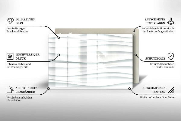 Copri cucina in vetro Struttura moderna