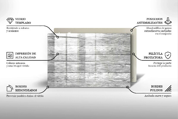 Copri piano cottura Vecchie tavole di legno
