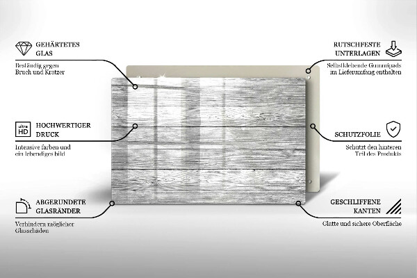 Copri piano cottura Vecchie tavole di legno