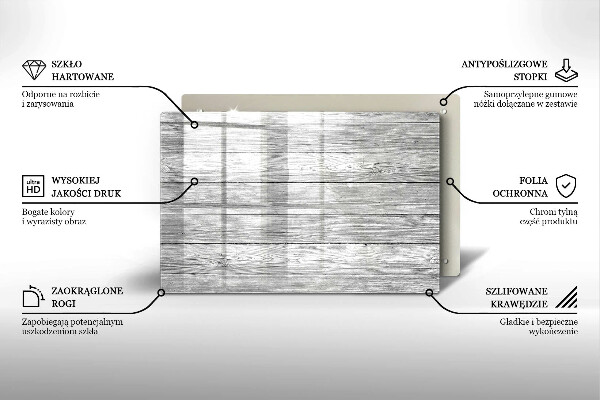Copri piano cottura Vecchie tavole di legno
