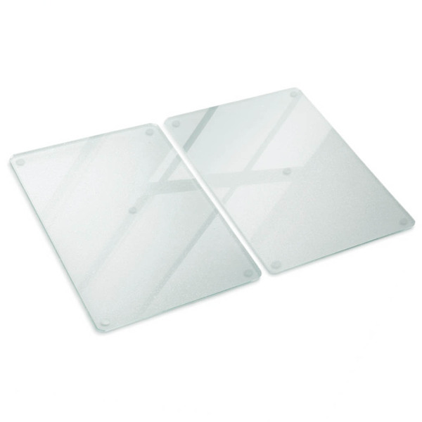 Copri piano cottura in vetro, set da 2 pezzi 40x52 cm