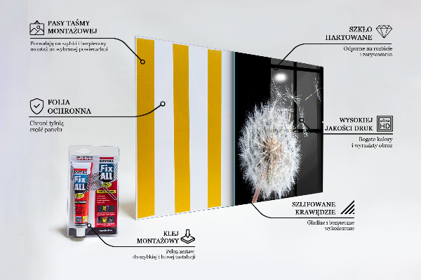 Rivestimento parete cucina Dente di leone dente di leone nel vento