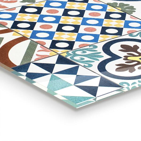 Pannello paraschizzi cucina Ornamenti in mosaico portoghese