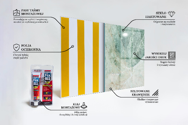 Pannello paraschizzi cucina Struttura di pietra di marmo