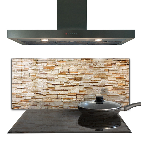 Pannello schienali cucina Muro di pietra naturale