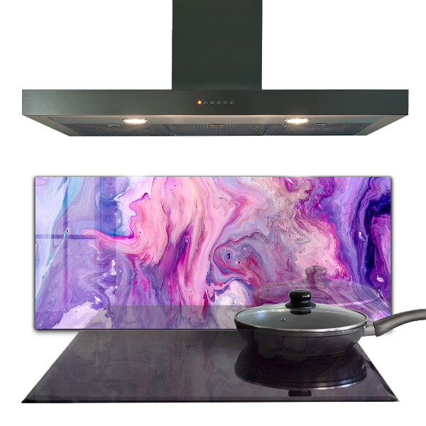 Pannello paraschizzi cucina Astrazione rosa