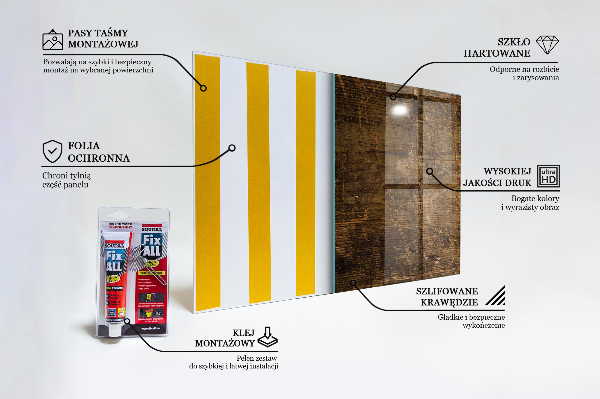 Pannello paraschizzi cucina Legno di rovere scuro