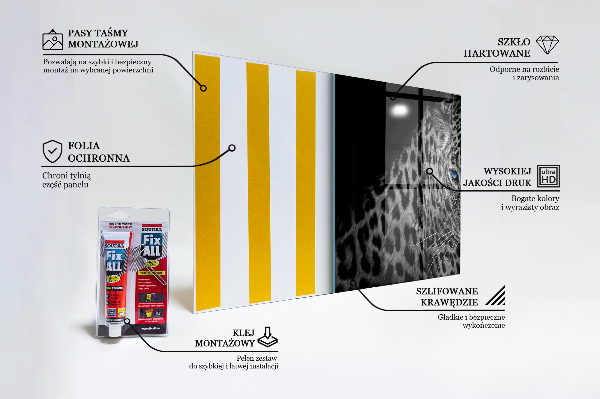 Pannello paraschizzi cucina Gatto selvatico della pantera oscura