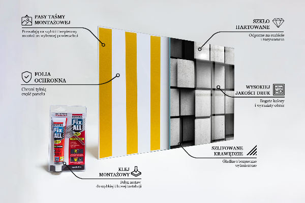 Pannello paraschizzi cucina Motivo geometrico dei cubi