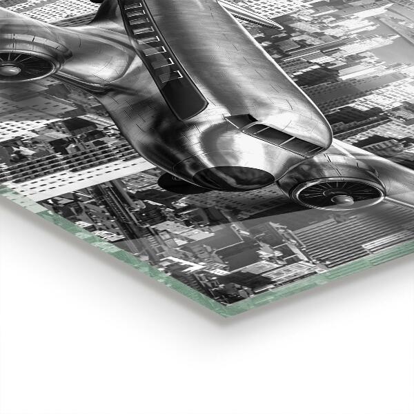 Pannello paraschizzi cucina Aereo su new york