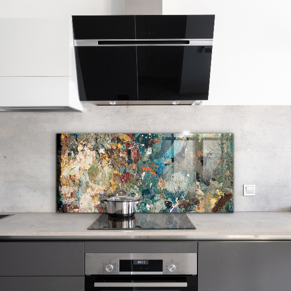 Pannello schienali cucina Trama di pittura ad olio